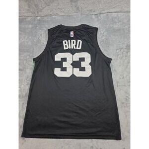 Nike Larry Bird #33 Boston Celtics Black & Green Jersey Mens Size 52/XL Mesh